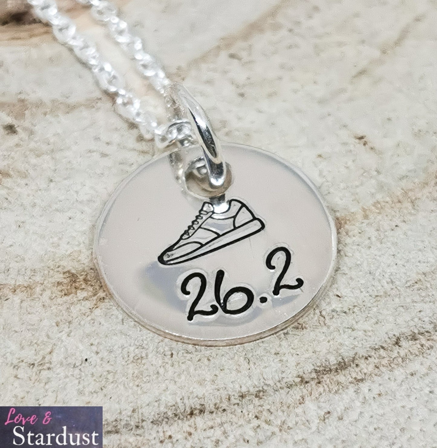 RACE DISTANCE Sterling Silver Necklace