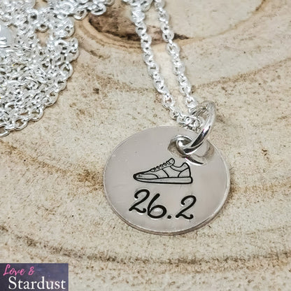 RACE DISTANCE Sterling Silver Necklace